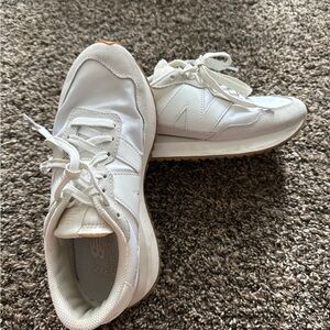 New Balance White Athletic Shoes